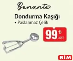 BENANTE DONDURMA KAŞIĞI PASLANMAZ ÇELİK